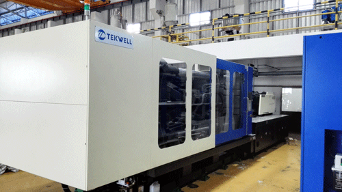 Injection molding machine in oversea