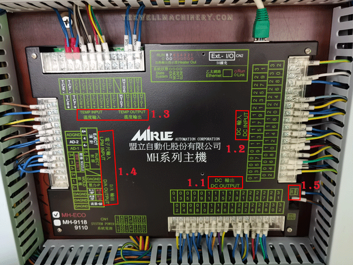 Controller Main board outside connection
